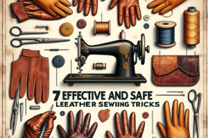 7 trucos para coser cuero de manera efectiva y segura.