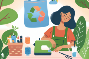 Cómo coser bolsas reutilizables y contribuir al medio ambiente.