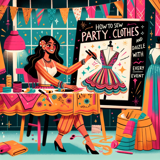 Coser Ropa Cómo coser ropa de fiesta y deslumbrar en cada evento 】 - 2026