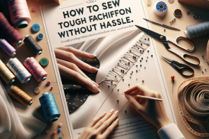 Cómo coser telas difíciles como el chiffon sin complicaciones.