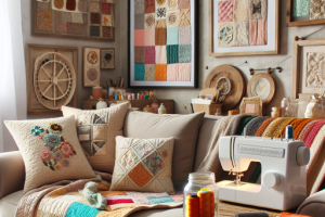 Ideas creativas para decorar tu hogar con proyectos de costura Ideas creativas para decorar tu hogar con proyectos de costura.