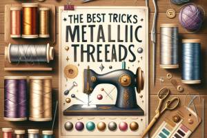 Los mejores trucos para coser con hilos metálicos Los mejores trucos para coser con hilos metálicos.