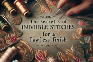 Los secretos de las puntadas invisibles para un acabado impecable.