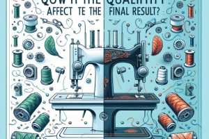 ¿Cómo afecta la calidad de la máquina de coser al resultado final? ¿Cómo afecta la calidad de la máquina de coser al resultado final?